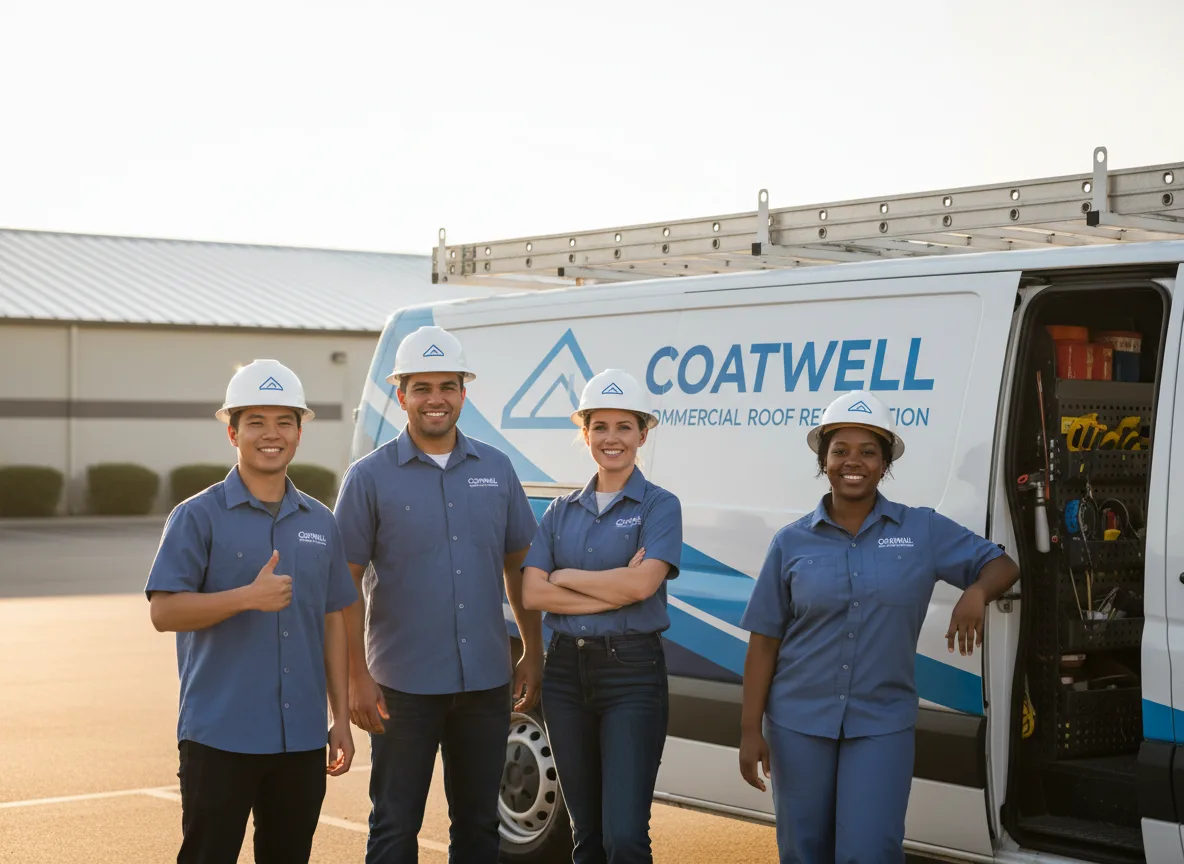 Commercial roof coating company in Bradford, OH